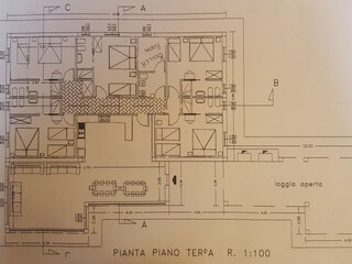 Casa per le vacanze Monte San Giusto Pianta del piano 28