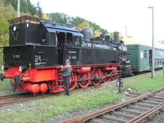 Romantische Dampfbahnfahrten am Rennsteig