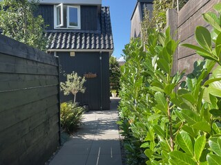 Blick nach ferienhaus