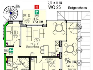 Apartamento de vacaciones Großenbrode Plano de planta 27