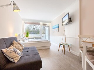 Wohnzimmer - St Peter Ording Bad, Haus Loreley, Wohnung 30 "Duenensonne im Bad"