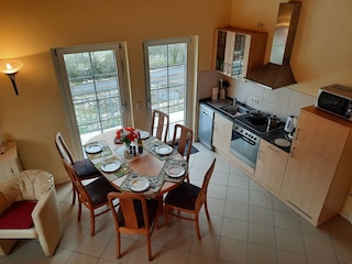 Küchenzeile mit Essbereich Ferienhaus