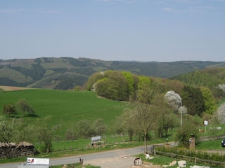 Blick von Balkon und Terrasse
