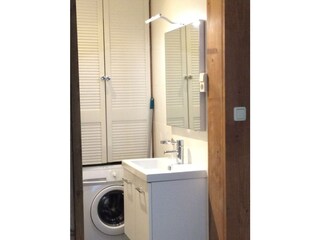 waschmachine im badezimmer