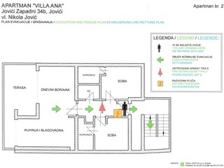 Appartamento per vacanze Razanac Pianta del piano 21
