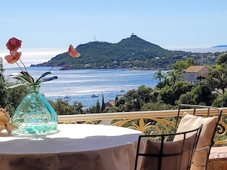 Sea view from the balcony