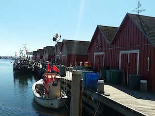 Hafen mit Fischerhäusern