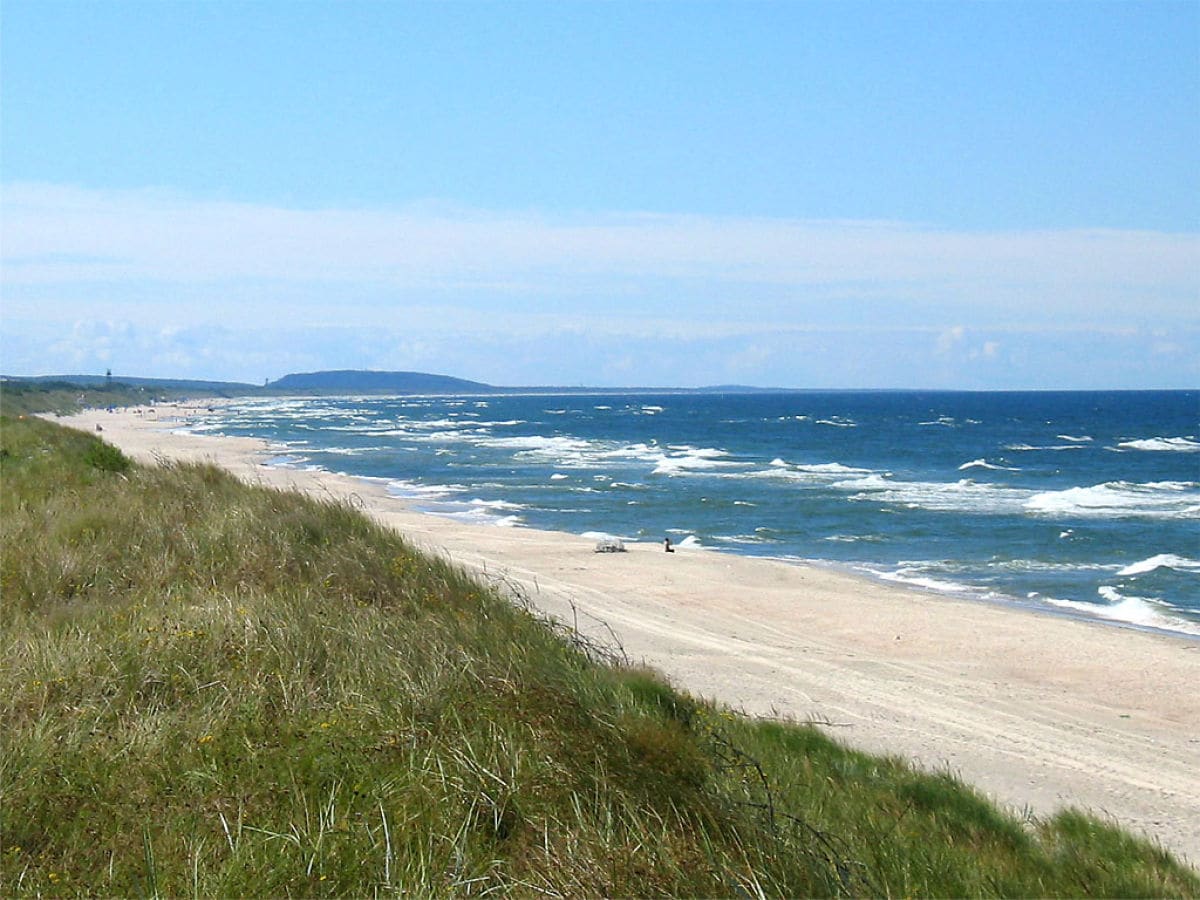 Der Bogen der Kurischen Nehrung bis zum Horizont