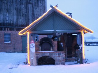 Backhaus im Winter