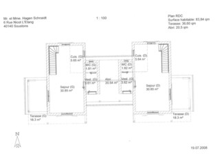 Casa per le vacanze Soustons Pianta del piano 37