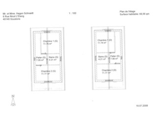 Casa per le vacanze Soustons Pianta del piano 38