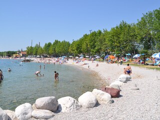 Badestrand in Toscolano