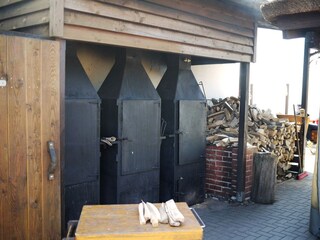 Hafen und Fischräucherei in Kamminke