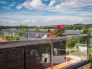 Aussicht von der Dachterrasse