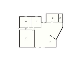Vakantiehuis Ebeltoft Grondplan 15