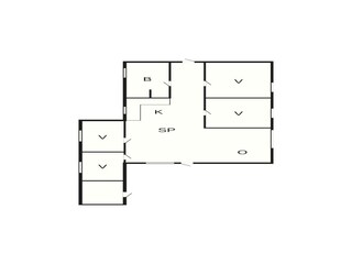 Casa per le vacanze Vaeggerløse Pianta del piano 6