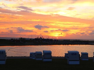 Sonnenuntergang in der Lagune