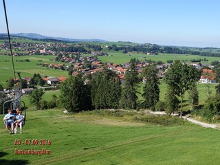 Buching von der BuchenbergBahn (150 m vom Haus) aus