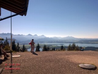 Aussicht von der BuchenbergAlm in Richtung Füssen