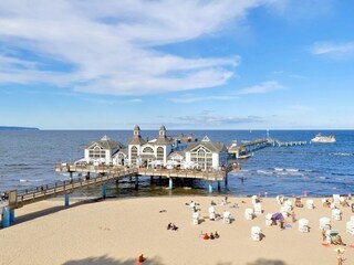 Hauptstrand Sellin mit der Seebrücke