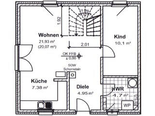 Maison de vacances Zierow Plan d'étage 22