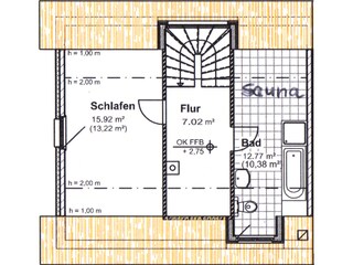 Casa per le vacanze Zierow Pianta del piano 23