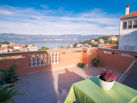 Ferienwohnung Franciska 3 – 30 m² Dachterrasse mit Panoramablick auf das Meer