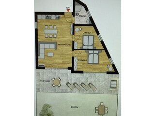 Appartement Maslenica Plan d'étage 41