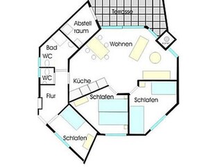 Casa per le vacanze Julianadorp Pianta del piano 22