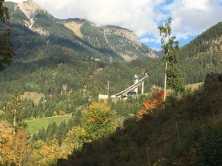 Die Audi Arena in Oberstdorf, Allgäu