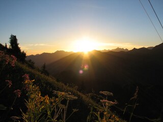 Sonnenaufgang auf dem Walmendinger Horn