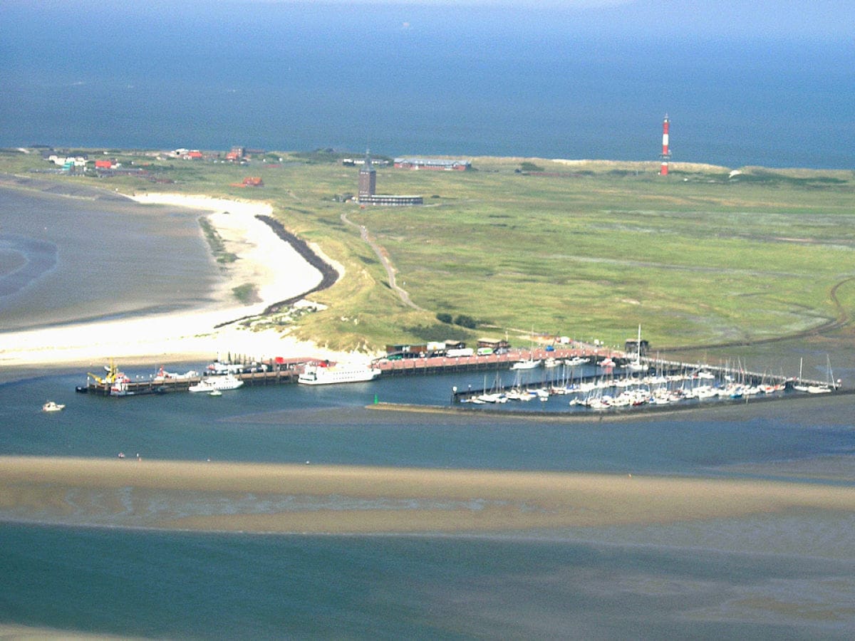 Wangerooge - Der Westen aus der Luft