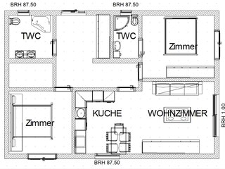 Ferienwohnung Rab (Stadt) Grundriss 36