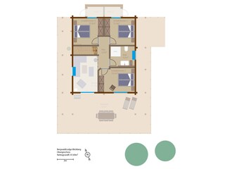 Casa de vacaciones Schierke Plano de planta 22