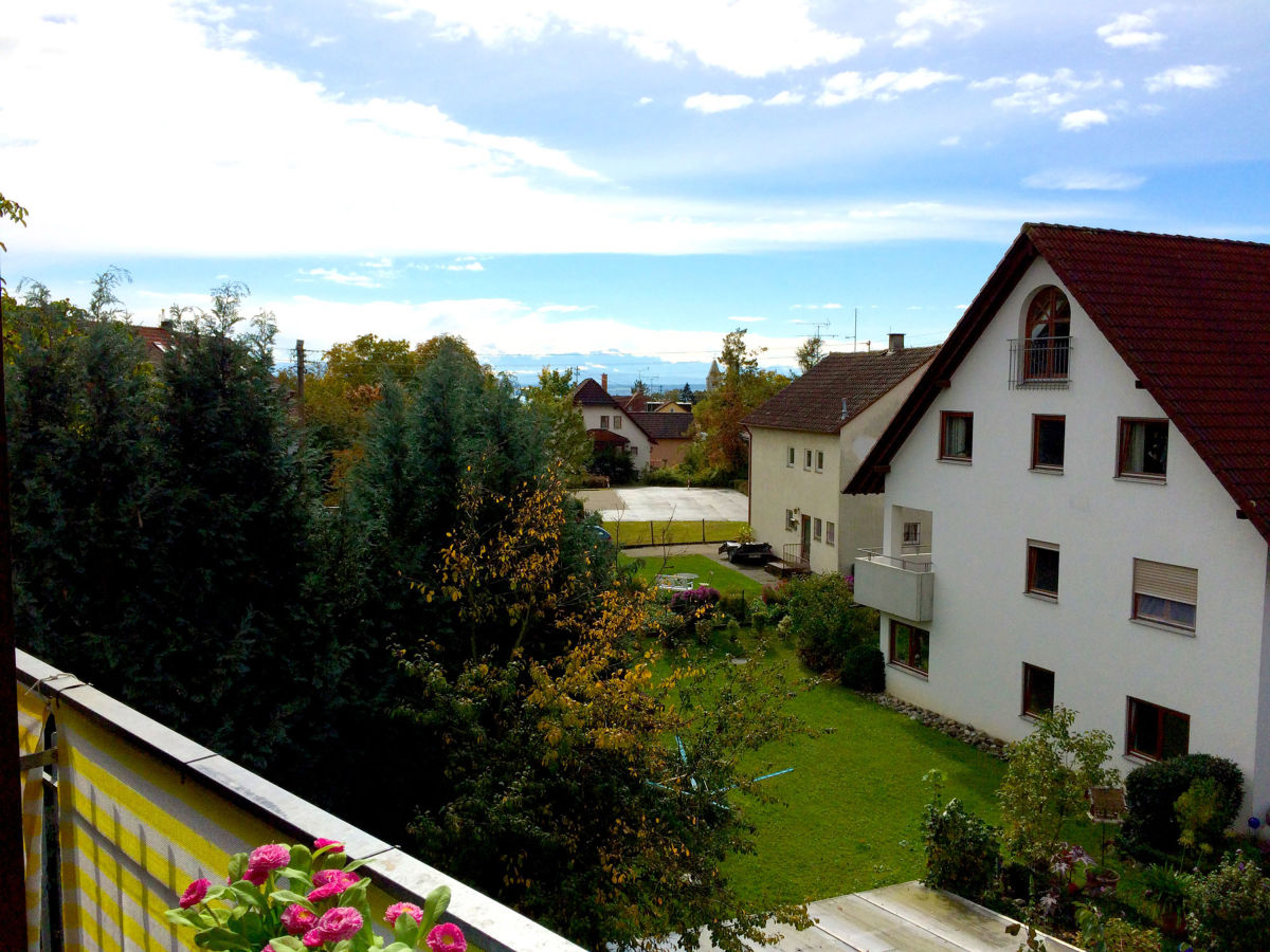 Aussicht vom Balkon