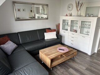 Wohnzimmer mit Schlafcouch