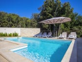 Pool view on the beautiful nature