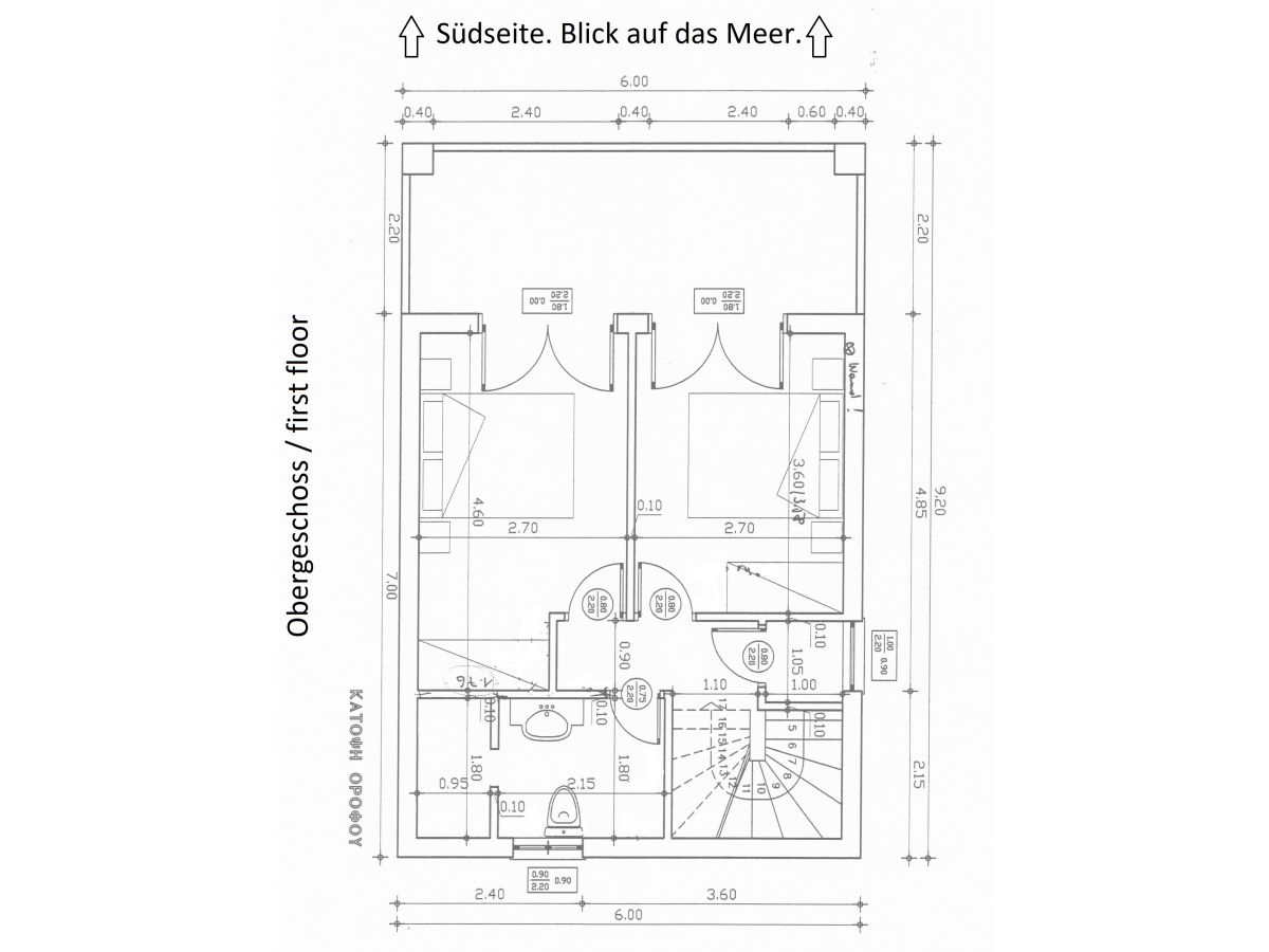 Grundriss Obergeschoss