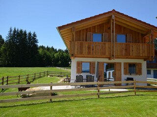 Ferienhaus Waldromantik im Sommer