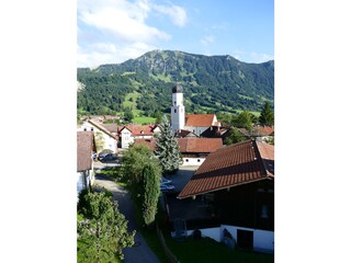 Blick vom Wohnzimmer
