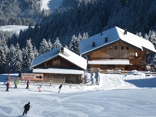 Hütten direkt an der Piste