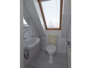 Gäste-WC im Dachgeschoss