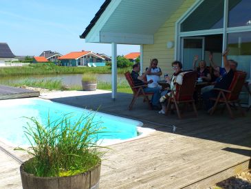 Ferienhaus Strandhaus mit Pool