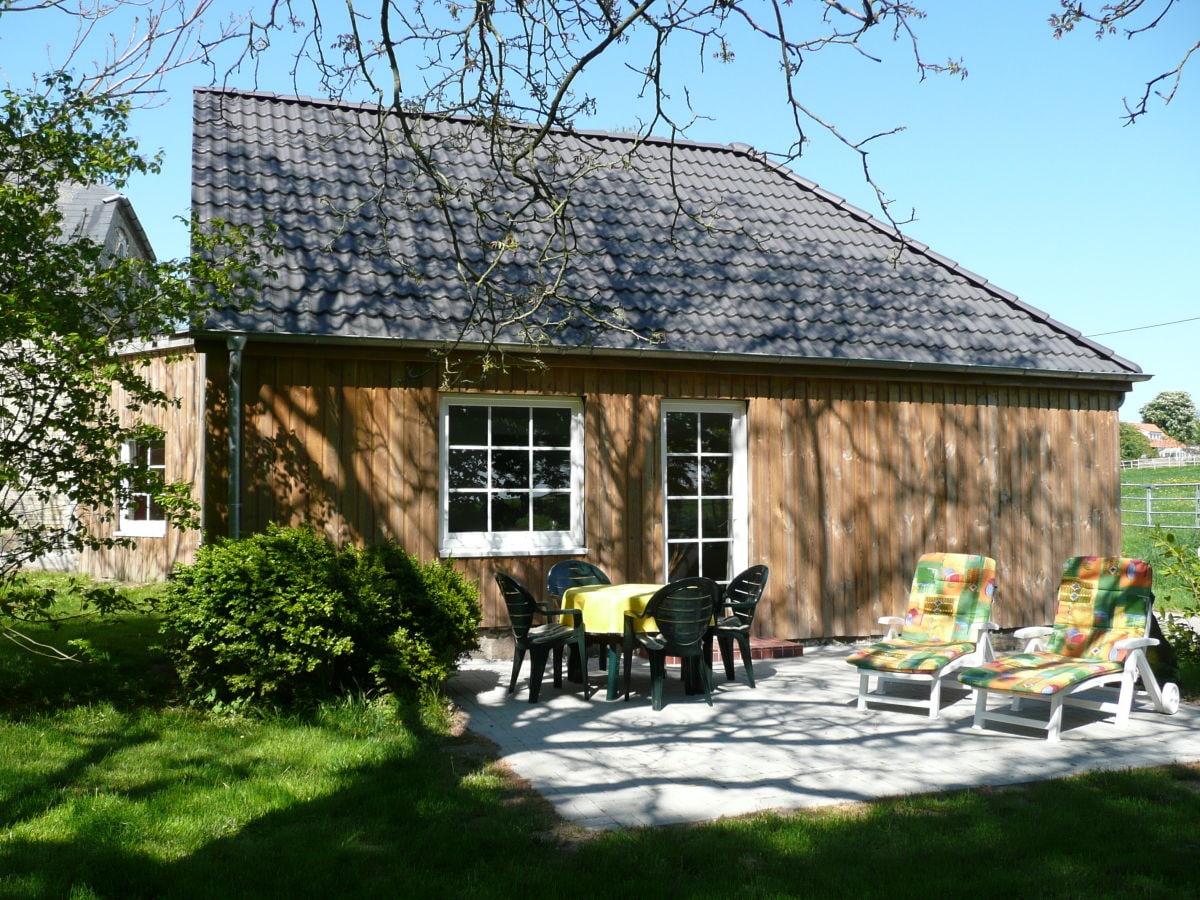 Terrasse Ferienhaus Akeby