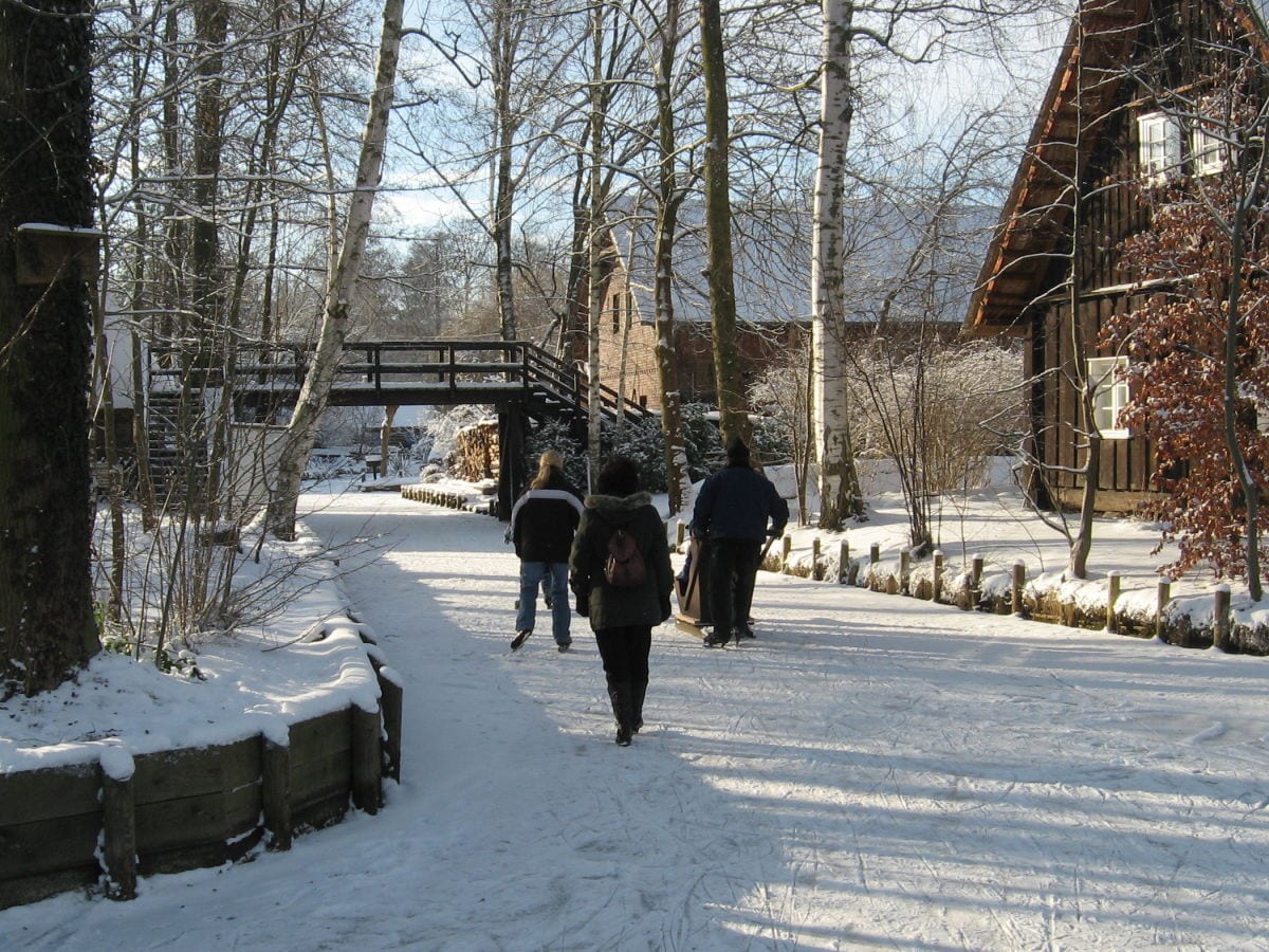 Schlittschuhlaufen im Spreewald