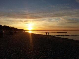 Sonnenuntergang in Glowe