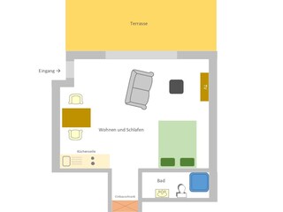 Apartamento Glowe Plano de planta 21