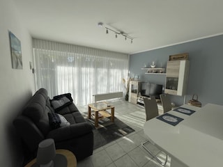 Blick ins Wohnzimmer vom Flur