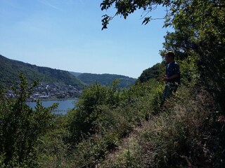 unzählige Wanderweg mit Ausblick