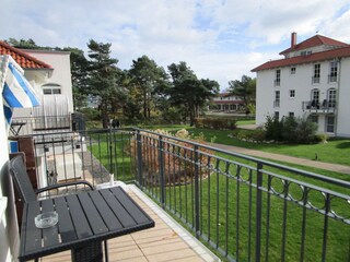 Blick vom Balkon